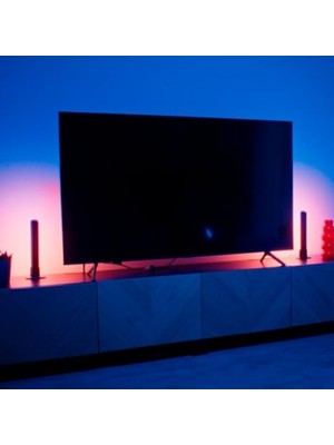 Frefly Store Renk Değiştiren Işık Barı - Siyah (30 Cm) - Wi-Fi Kontrol ve Uygulama Desteği