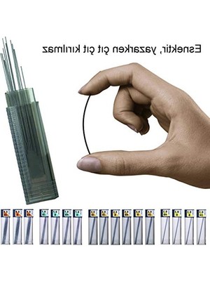 Frefly Store 0.7 mm Uçlu 12 Adet Kalem Ucu Tüp Seti
