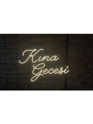Atölye Matris Kına Gecesi Neon LED Tabela 50CM Renk Seçenekli
