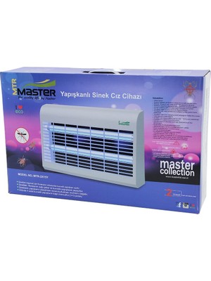 Altaylar Tedarik 2 Ledli Sinek Öldürücü Cız Cihazı 30WYAPIŞKANLI 47.5X9X5X29CM100M2 Etkinlik Alanı MTR-2X15Y