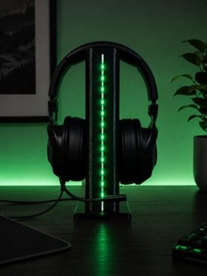 Frefly Store Rgb Işıklı Gaming Kulaklık Standı, Dayanıklı Tasarım