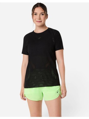 Asics Metarun Ss Top Kadın Siyah Kısa Kollu Tshirt 2012D418-001