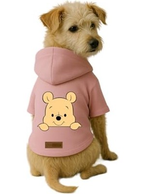 Frefly Store Kapüşonlu Pembe Kedi ve Köpek Kıyafeti, Içi Polarlı