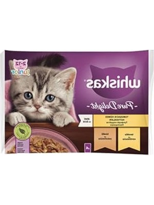 Frefly Store Jöle Içinde Tavuk ve Hindili Yavru Kedi Konservesi, 4X85 gr