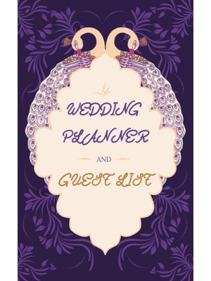 Kazan Hobi Wedding Planner And Organizer Guest List: Wedding Guest List: Wedding Guest Tracker, Cream&purple Cover Wedding Guest Planner List, List Names And ... Inch) (Wedding Planning Organization Book)