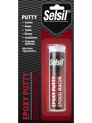 Altaylar Tedarik Selsil Epoxy Putty - Epoksi Macun Isıya Dayanıklı Yapıştırcı 57GR Ahşap - Metal - Cam - Seramik