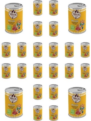Frefly Store Yavru Kuzu Etli Kedi Konservesi, 24 Adet - 415 gr