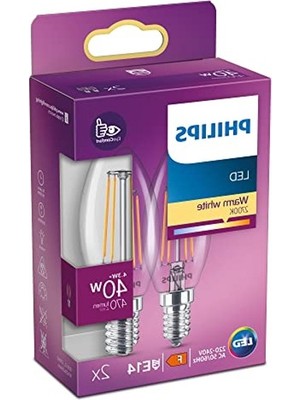 Frefly Store 2'li Paket 40W LED Mum Ampul, 2700K Beyaz Işık, E14 Duy ile Ekonomik Çözüm