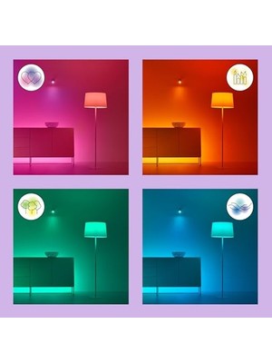 Frefly Store Kısılabilir Renkli LED Ampul, 50W GU10, 2200-6500K