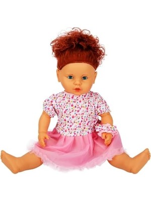 Frefly Store Sun-Sabc-Lil-Bebek Lila Saçli Sesli 60CM.4A.POŞETLI