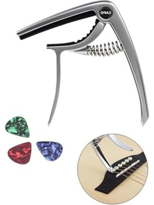 Frefly Store Üst Kalite Çinko Alaşımlı Kapo, Tüm Gitarlarla Uyumlu