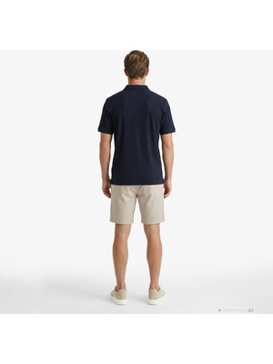 Nautica Erkek Lacivert Regular Fit Polo Yaka T-Shirt K65303T.4NV