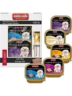 Frefly Store Animonda Karışık Ezme Küçük Irk Köpek Konservesi 22X150 gr