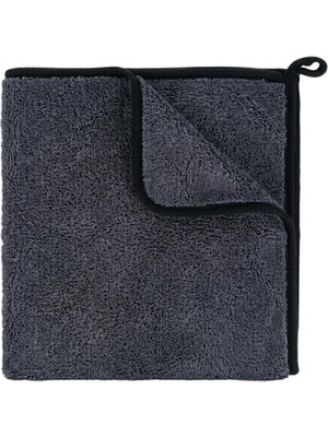 Frefly Store Sogud Mikrofiber Oto Kurulama Bezi 50X70 cm – 550 Gsm Süper Emici Araç Kurulama Havlusu, Iz Bırakmaz & Çizmez, Tek Silmede Kurutma, Profesyonel Oto Temizlik Bezi - Siyah