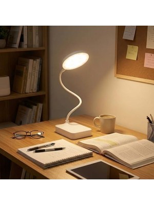 Frefly Store 3 Kademe Parlaklık Ayarlı LED Masa Lambası - Çocuk ve Çalışma Için