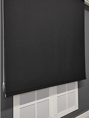 Frefly Store Siyah Mat Polyester Stor Perde, 160X200 cm Boyut