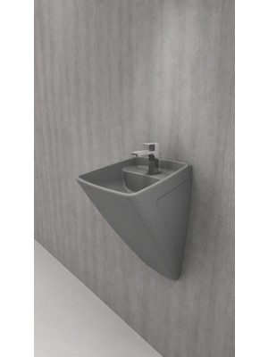 Bocchı FIRENZE ASMA MONOBLOK LAVABO - MAT GRİ (1082-006-0126)