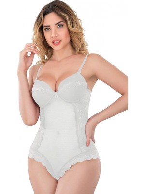 Hace Bazaar Marsilyan™ Ekru Mı  176 Dantelli Body