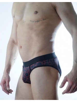Hace Bazaar Modlive Erkek Fantezi Daire Desenli Jockstrap