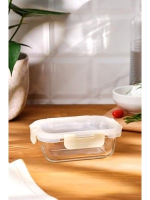 Frefly Store Emsan Soft 370 ml Borosilikat Saklama Kabı