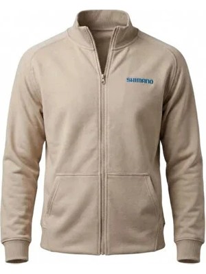 Shimano Zipped Sweatshirt Beige L