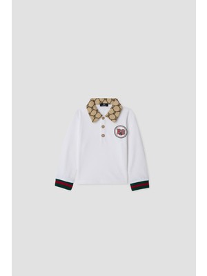 B&G Erkek Bebek Ekru Polo