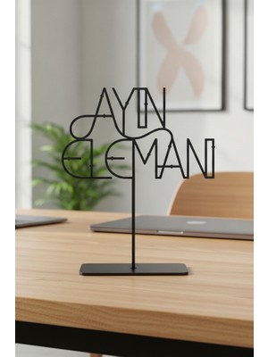 Bafidica Ayın Elemanı Metal Masaüstü Dekoratif Minimalist Dekor