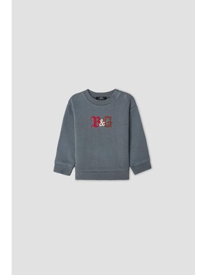 B&G Erkek Bebek Antrasit Sweatshirt