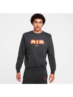 Nike Air Crew Erkek Gri Sweatshirt