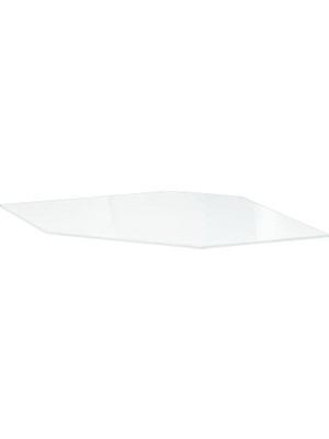 Köşe Duvar Dolabı Rafı, Cam, 68 cm