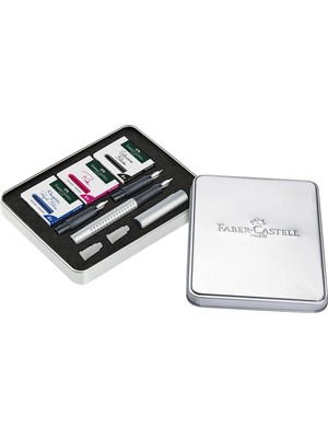 Grip 2011 Dolma Kalem Kaligrafi Set Gümüş