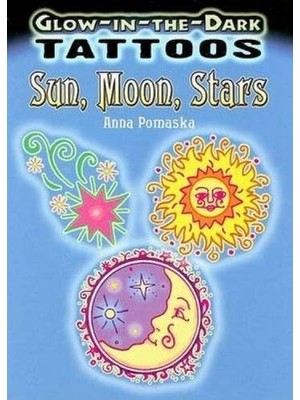 Gndz Home Glow-In-The-Dark Tattoos Sun, Moon, Stars (Dover Tattoos) By Anna Pomaska (2008-08-08)