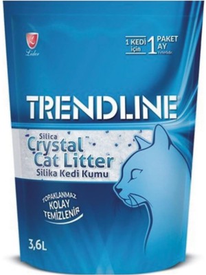 Silica Crystal Cat Litter, 3,6 Litre, Kokusuz Kedi Kumu