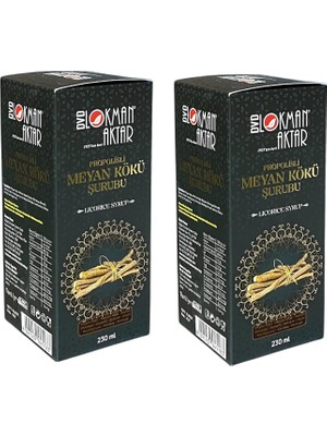 Propolisli Meyan Kökü Şurubu, Bitkisel Içerikli, 230 Ml, Meyan Kökü, Propolis, Zencefil ve Ek