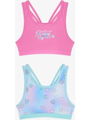 Penti Kız Çocuk Shell Çok Renkli 2li Spor Üst