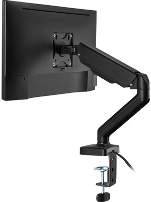 Tekli Gaz Basınçlı Monitör Kolu 17 -32 9kg Mikrofon-Ses/usb Çıkışlı