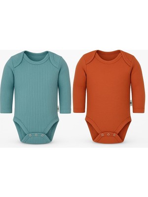 2 Li Set PREMATÜRE/YENIDOĞAN%100 Pamuk Premıum Seri Kız Erkek Unisex Çıtçıtlı Body Zıbın