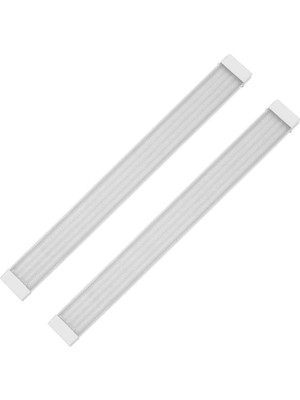Kristal LED Sıva Üstü Bant Tavan Armatürü 120 cm 100W Beyaz Işık 2 Adet