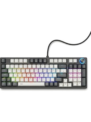 Numpadli Rgb Kablolu Mekanik Gaming Klavye, Double Shot Tuş Takımı, Anti-Ghosting, Örgülü Kabl