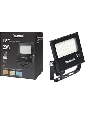 Gndz Home Panasonıc LED Sensörlü Projektör, Sıcak Beyaz Işık 20W 1510LM 3000K