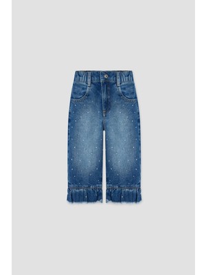 B&G Kız Bebek Denim Pantolon