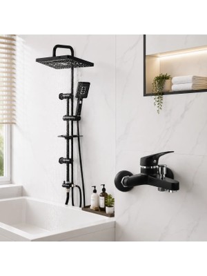 Moda Mix  Singapur Duş ve Banyo Batarya Seti