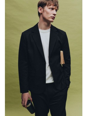 DeFacto Modern Fit Krinkıl Blazer Ceket F9819AX26SP