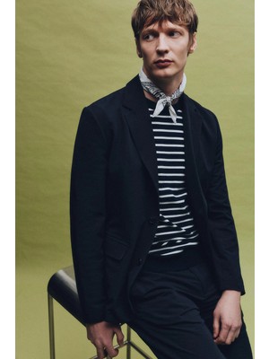 DeFacto Modern Fit Krinkıl Blazer Ceket F9819AX26SP