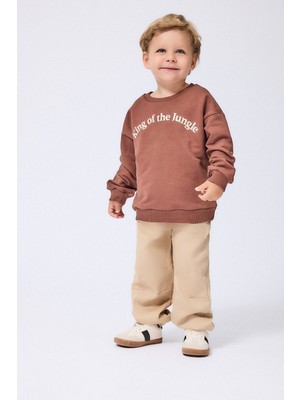 DeFacto Esnek Belli Pamuklu Jogger Pantolon Erkek Bebek H9815A526AU