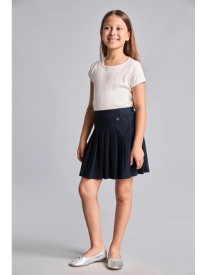 DeFacto Pileli Lavicert Mini Etek Kız Çocuk H9067A826AU