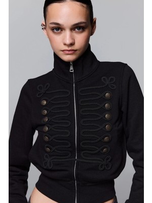 DeFacto Regular Fit Yarım Fermuarlı Napolyon Hırka I4225AX26AU