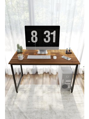 Çalışma Masası, Bilgisayar Masası, Ofis Masası, 120X60 - Ceviz