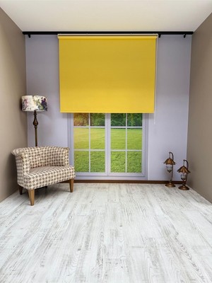 Stor Perde Ithal Mat Polyester Sarı P1680 100 x 200