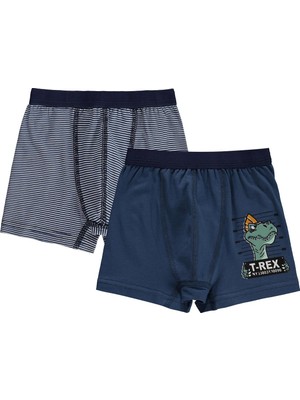 Civil Boys Trex 2-12 Yaş Erkek Çocuk 2'li Boxer - Standart